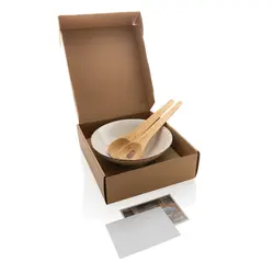 Zdjela za salatu s priborom Ukiyo P263.09 white-10