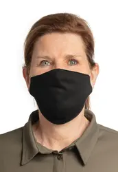 Dvoslojna pamučna maska ​​za lice za višekratnu upotrebu P265.89 black-2