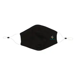 Dvoslojna pamučna maska ​​za lice za višekratnu upotrebu P265.89 black-3