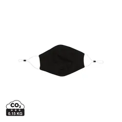 Dvoslojna pamučna maska ​​za lice za višekratnu upotrebu P265.89 black-0