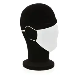 Dvoslojna pamučna maska ​​za lice za višekratnu upotrebu P265.89 white-6