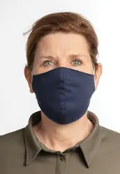 Dvoslojna pamučna maska ​​za lice za višekratnu upotrebu P265.89 navy-2