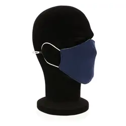 Dvoslojna pamučna maska ​​za lice za višekratnu upotrebu P265.89 navy-6