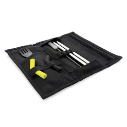 Set slamki i pribora za jelo u torbici Tierra P269.55 black-2