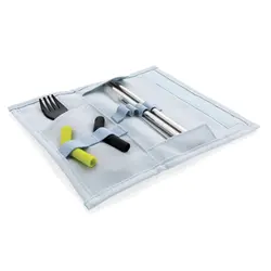 Set slamki i pribora za jelo u torbici Tierra P269.55 blue-2