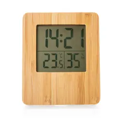 Meteorološka stanica od bambusa P279.21 brown-2