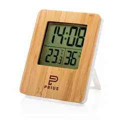 Meteorološka stanica od bambusa P279.21 brown-3