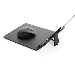 Podloga za miš s bežičnim punjenjem 10 W Swiss Peak RCS P300.24 black-6