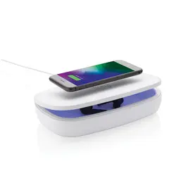 UV-C kutija za sterilizaciju s bežičnim punjačem 5W P301.11 white-4