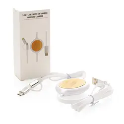 3u1 kabel s bežičnim punjačem 5W P302.25 white-7