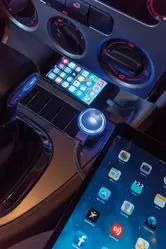 Snažni auto punjač s dva priključka P302.27 blue-9