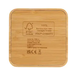 Bežični punjač s USB-om 5W P308.14 brown-6