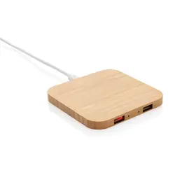 Bežični punjač s USB-om 5W P308.14 brown-7