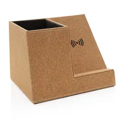 Bežični punjač 5W i pluteni držač za olovku P308.19 khaki-1