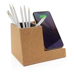Bežični punjač 5W i pluteni držač za olovku P308.19 khaki-2