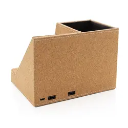 Bežični punjač 5W i pluteni držač za olovku P308.19 khaki-6