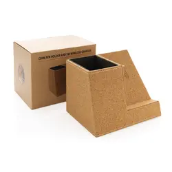 Bežični punjač 5W i pluteni držač za olovku P308.19 khaki-10
