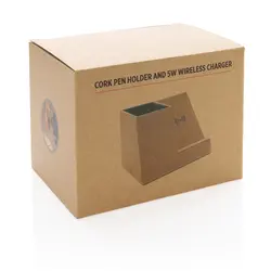 Bežični punjač 5W i pluteni držač za olovku P308.19 khaki-11