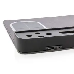 Podloga za miša s bežičnim punjenjem mobitela P308.25 black-6