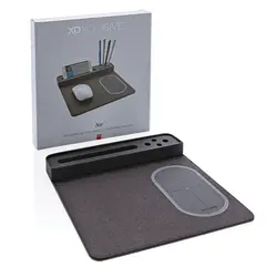 Podloga za miša s bežičnim punjenjem mobitela P308.25 black-12