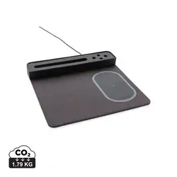 Podloga za miša s bežičnim punjenjem mobitela P308.25 black-15