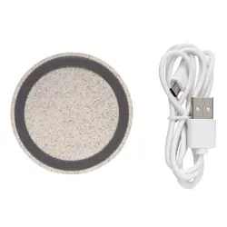 Okrugli bežični punjač 5W P308.29 khaki-4
