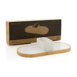 Dvostruki punjač s držačem za olovke 10W Ontario FSC P308.42 white-9