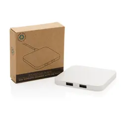Bežični punjač od 10W RCS s USB priključcima P308.46 white-9