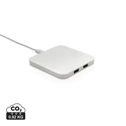 Bežični punjač od 10W RCS s USB priključcima P308.46 white-11