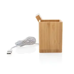 Bežični punjač Calgary bambus 10W P308.47 brown-6