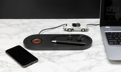 Bežični punjač 10W sa stolnim organizatorom P308.59 black-7