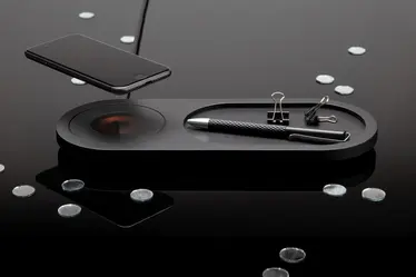 Bežični punjač 10W sa stolnim organizatorom P308.59 black-8