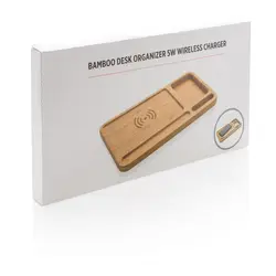 Stolni organizator od bambusa 5W bežični punjač P308.62 brown-5