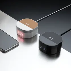 Bežični digitalni sat za punjenje Aria 5W P308.69 white-11