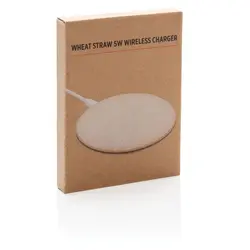 5W bežični punjač od pšenične slame P308.72 khaki-8