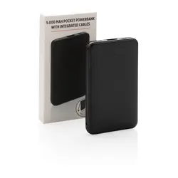 Power bank s integriranim kablovima 5.000 mAh džepni P322.08 black-11