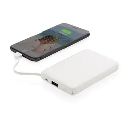 Power bank s integriranim kablovima 5.000 mAh džepni P322.08 white-7