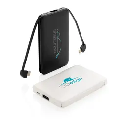 Power bank s integriranim kablovima 5.000 mAh džepni P322.08 white-8