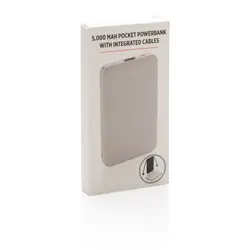Power bank s integriranim kablovima 5.000 mAh džepni P322.08 white-12