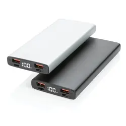 Aluminijski 18W 10.000 mAh PD punjač P322.24 silver-6