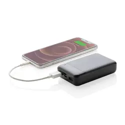 Power bank od reciklirane plastike 10.000 mAh P322.66 black-5