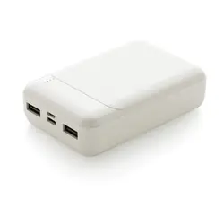 Power bank od reciklirane plastike 10.000 mAh P322.66 white-9