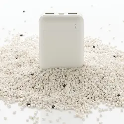 Power bank od reciklirane plastike 10.000 mAh P322.66 white-10