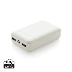 Power bank od reciklirane plastike 10.000 mAh P322.66 white-15 Power bank od reciklirane plastike 10.000 mAh P322.66 white-15