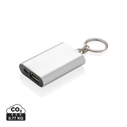 Power bank privjesak za ključeve 1.000 mAh P324.19 grey-0 Power bank privjesak za ključeve 1.000 mAh P324.19 grey-0