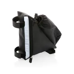Torba za okvir bicikla PU visoke vidljivosti s držačem za bocu P325.03 black-1