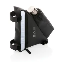 Torba za okvir bicikla PU visoke vidljivosti s držačem za bocu P325.03 black-3