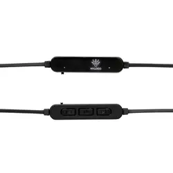 Bežične slušalice sa svjetlećim logotipom P328.04 black-5