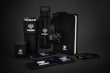 Bežični zvučnik sa svjetlećim logotipom P328.08 black-7