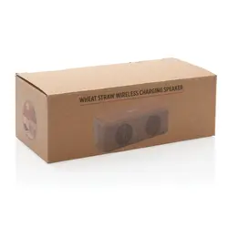 Bežični zvučnik od pšenične slame s punjačem P328.71 khaki-9